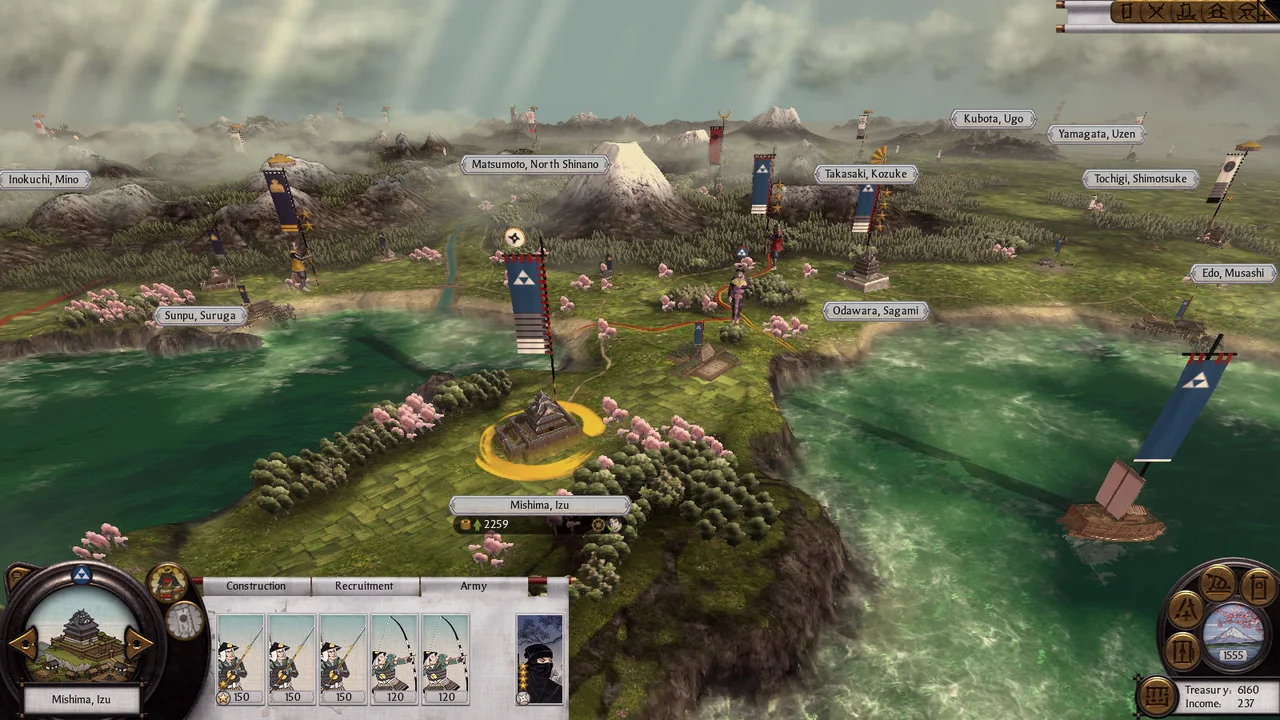 Total War Shogun 2 Gameplay Total War, Shogun 2, Creative Assembly, strateji oyunu, remake